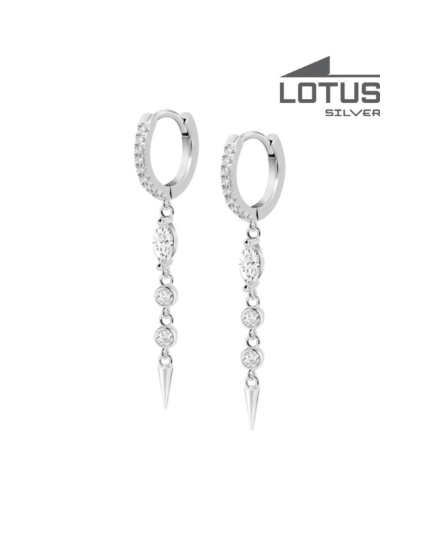 LOTUS SILVER EARRINGS